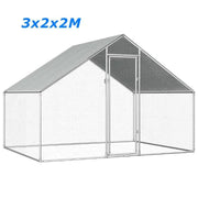 salelink.co.nz Unbranded Chicken Coop Run 3x2x2M Chicken Coop Run 3x2x2M | Action Outdoors NZ
