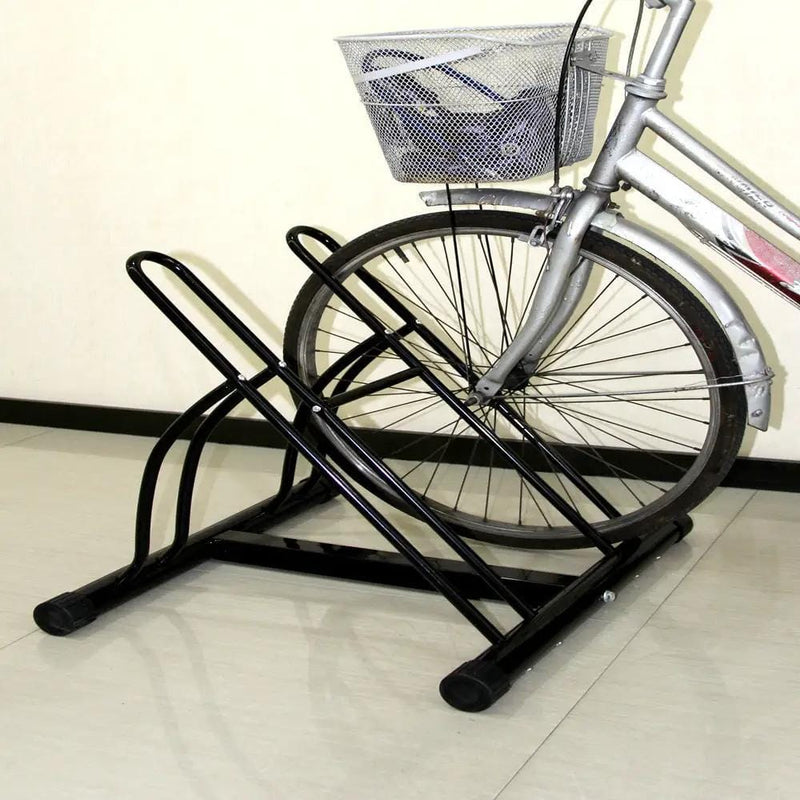 salelink.co.nz Unbranded 2 Bike Floor Type Parking Rack Stand 2 Bike Floor Type Parking Rack Stand Heavy Duty