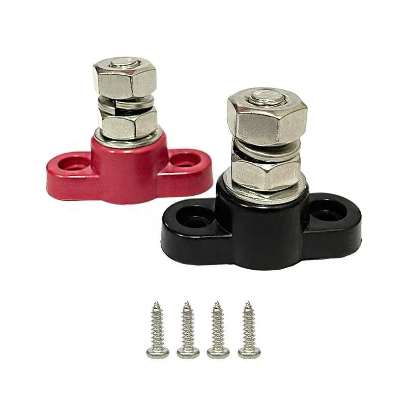 12V 3/8" Single Stud Bus Bar M10 Insulated Battery Post Junction Block – view 1
