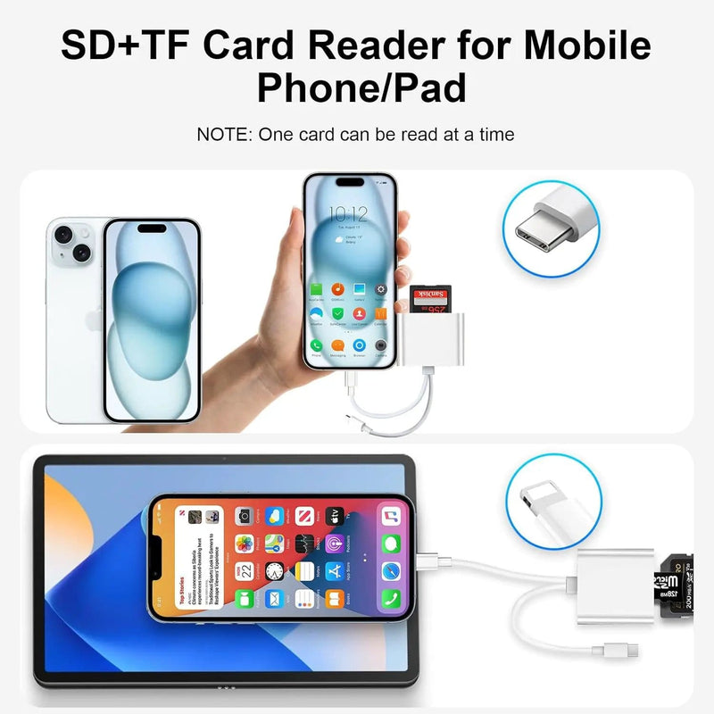 salelink.co.nz Unbranded USB C SD Card Reader USB C SD Card Reader | Action Outdoors NZ