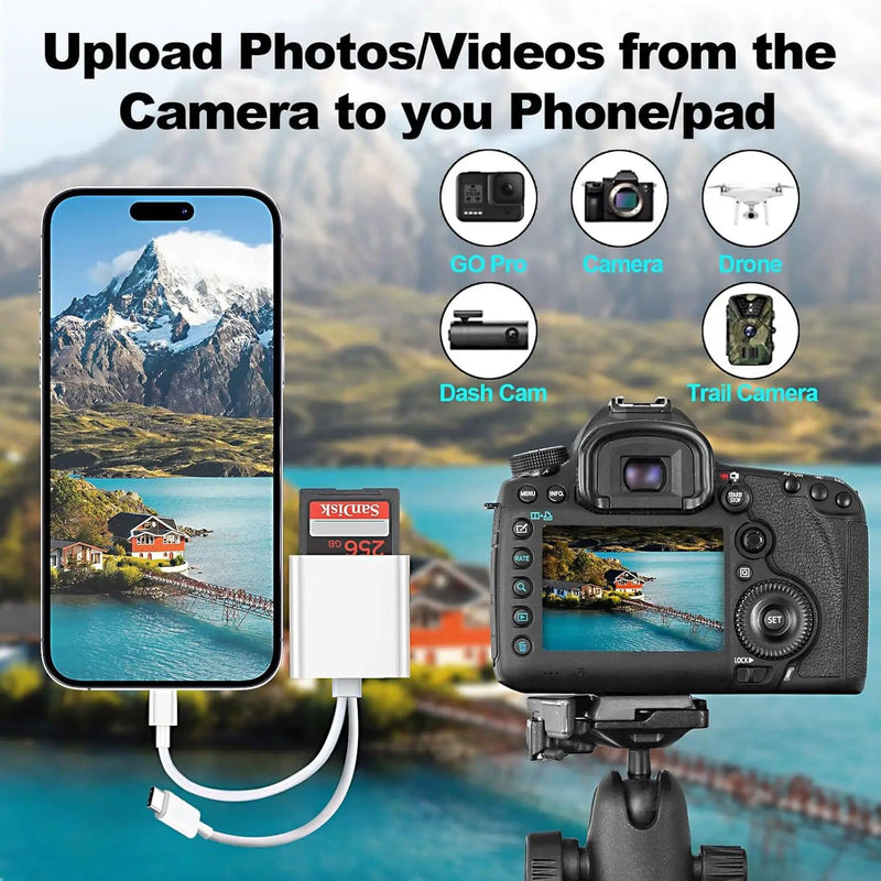 salelink.co.nz Unbranded USB C SD Card Reader USB C SD Card Reader | Action Outdoors NZ
