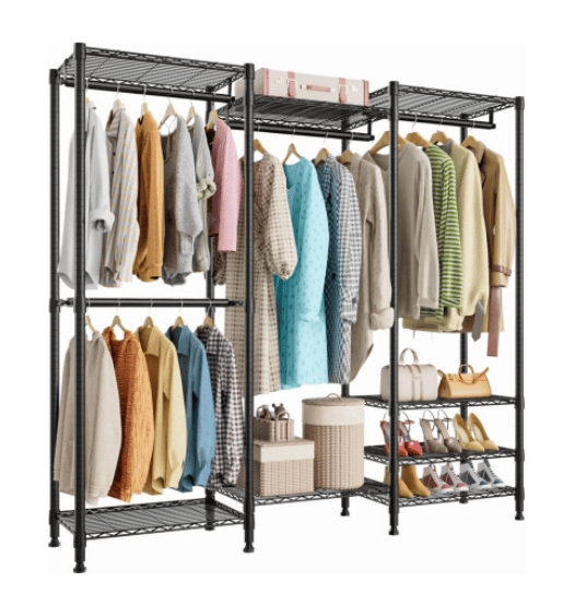 Freestanding Clothing Rack - Heavy Duty Metal (GZJ2952) – view 1