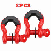 salelink.co.nz Unbranded 2 Pack D Ring Shackle 3/4" with 7/8" Screw Pin Two Pack D Ring Shackle Three Quarter Inch Screw Pin