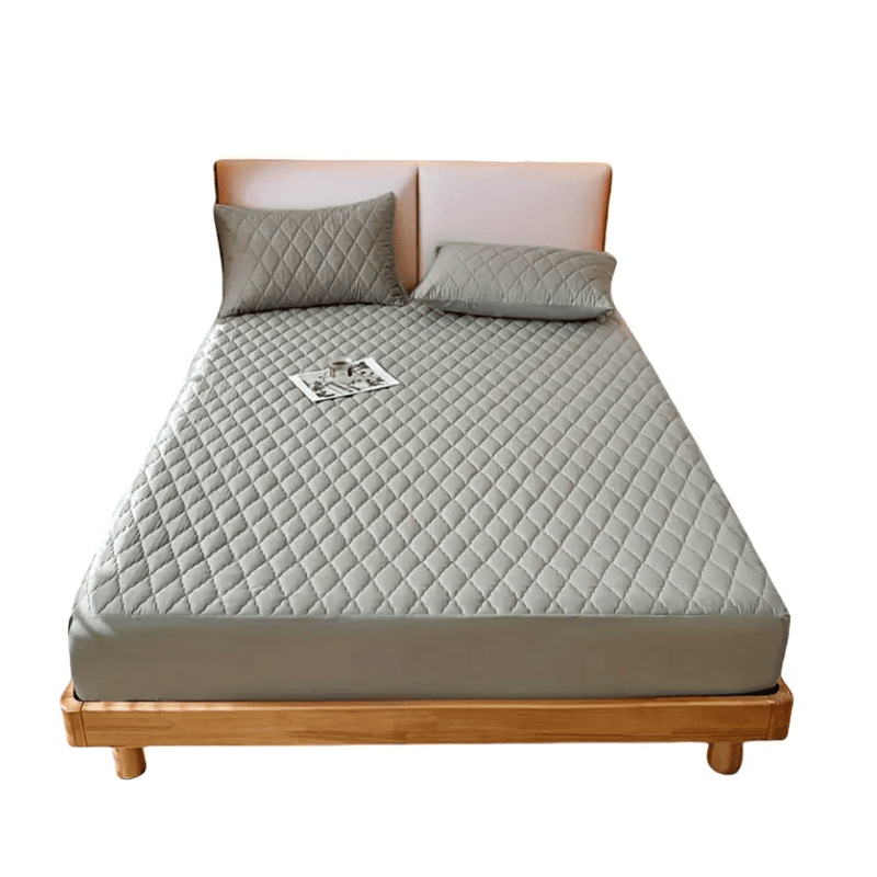Waterproof Mattress Protector Grey 1.98x2.03m (GZJ2982) – view 1