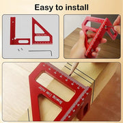 salelink.co.nz Unbranded 3D Multi Angle Measuring Ruler Metric 3D Multi Angle Measuring Ruler Metric | Action Outdoors NZ