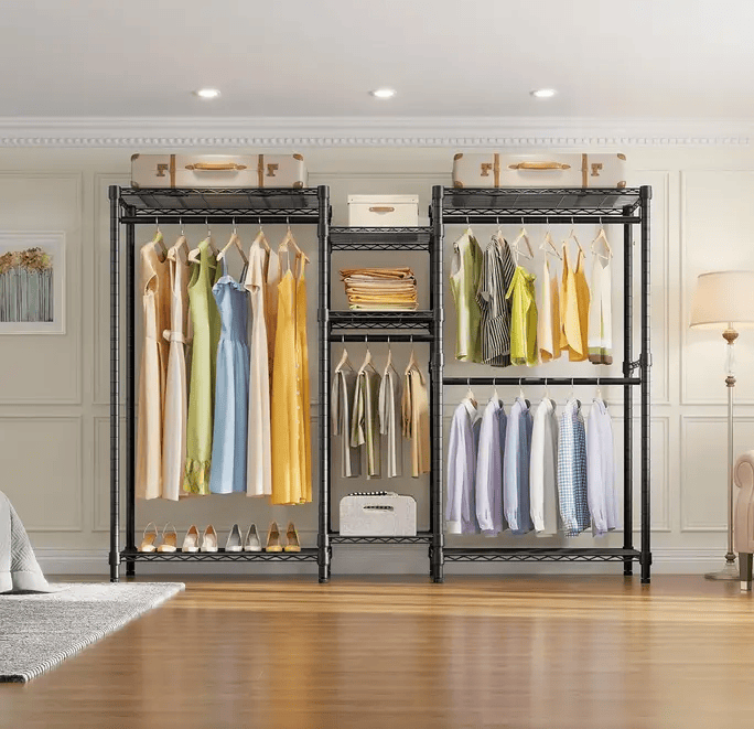 Freestanding Clothing Rack - Heavy Duty Metal (GZJ2953) – view 2