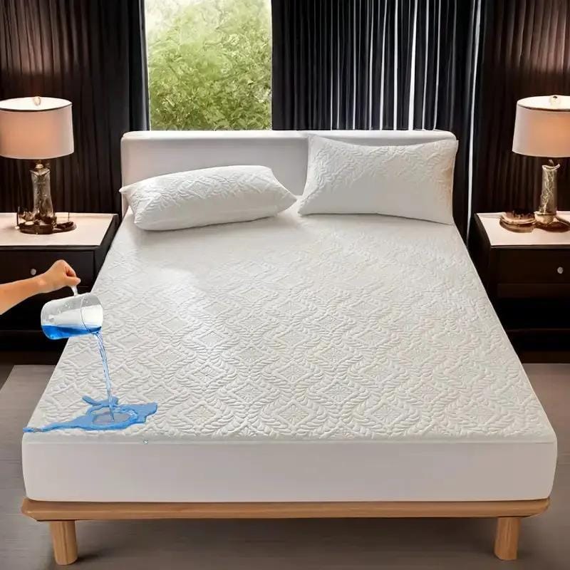 Waterproof Mattress Protector Grey 1.98x2.03m (GZJ2978发GZJ2976) – view 3