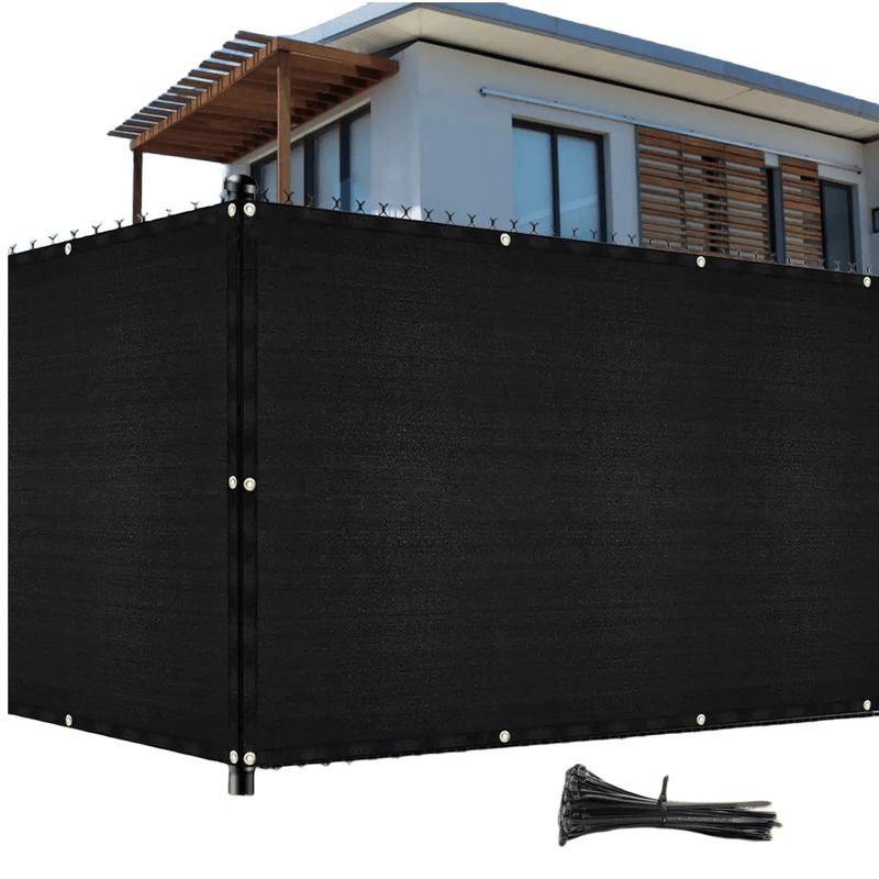 salelink.co.nz Unbranded Privacy Fence Screen Black 1.2Mx5M Privacy Fence Screen Black 1.2Mx5M | Action Outdoors NZ