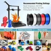 salelink.co.nz Unbranded 1KG PETG 1.75mm 3D Printer Printing Filament - Black PETG Filament 1.75mm Black 1kg For 3D Printers