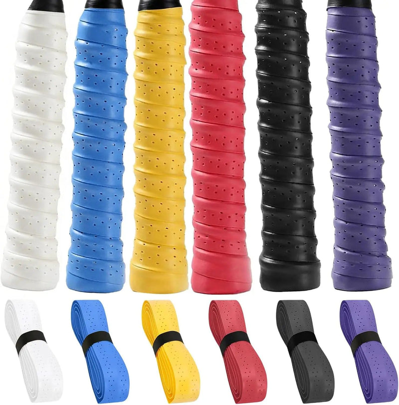 salelink.co.nz Unbranded 6Pcs Tennis Racket Grip Tapes 6Pcs Tennis Racket Grip Tapes | Action Outdoors NZ