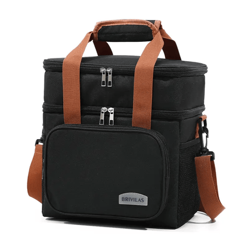 salelink.co.nz Unbranded Insulated Lunch Cooler Bag - Black Insulated Lunch Cooler Bag - Black | Action Outdoors NZ