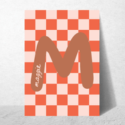 Blank Wall Print Shop Print Material Initial Checks  Blue (Personalised) Initial Checks  Blue (Personalised)