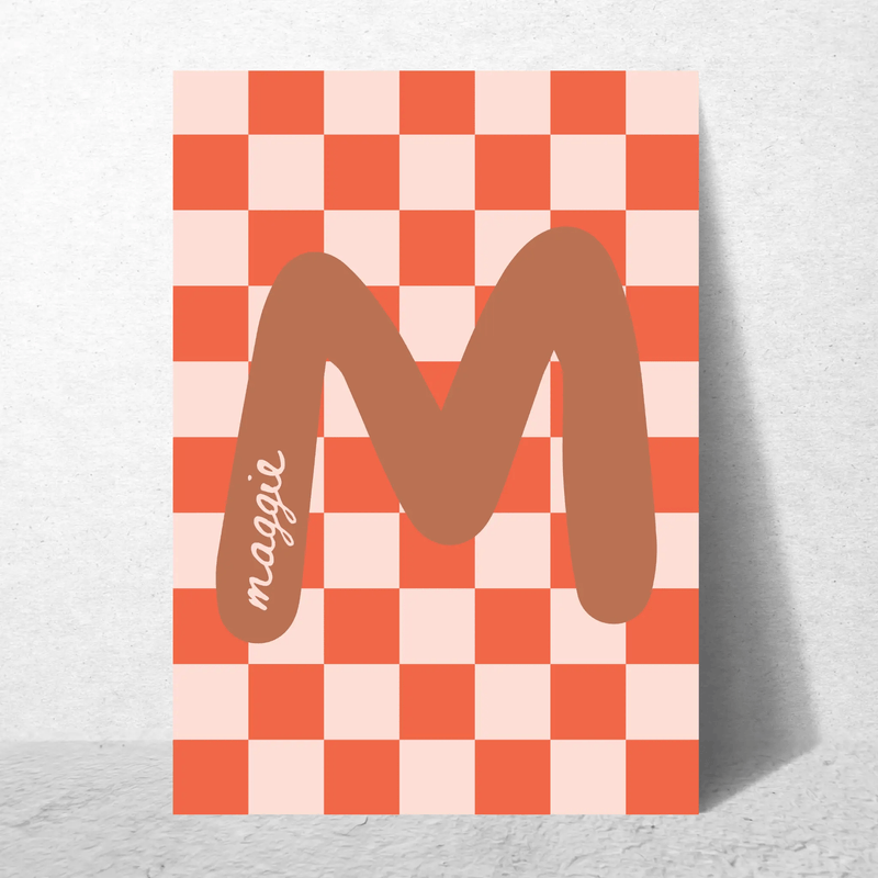 Blank Wall Print Shop Print Material Initial Checks  Blue (Personalised) Initial Checks  Blue (Personalised)