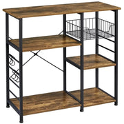 Vintage Kitchen Island Baker's Rack Utility Microwave Stand – view 1