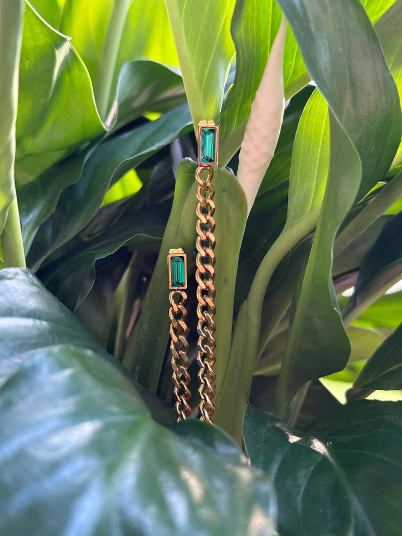 Tahana Jewellery Earrings Kōura Kākāriki Gold Earrings Kōura Kākāriki Gold Earrings