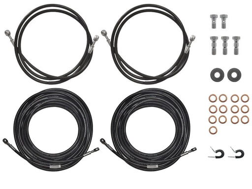 Stainless Steel Teflon Brake Hose Kit Trojan Banjo to Banjo 2x1.5m 2x5.5m – view 1