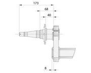 Trojan Drop Beam Axle 10 Drum 1750kg Bare Metal Lower Deck Height For Stable Leaf Spring Trailers – view 3