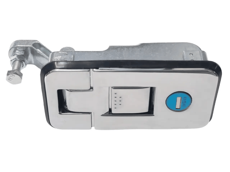 Large Chrome Flush Mount Cabinet Lock For Doors And Latches
