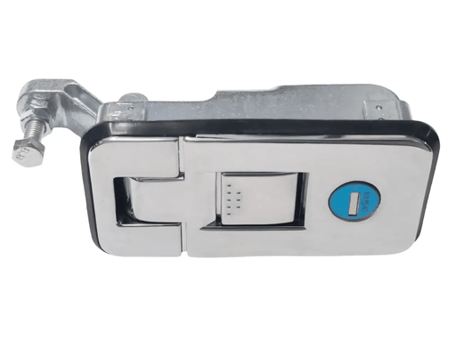 Large Chrome Flush Mount Cabinet Lock For Doors And Latches