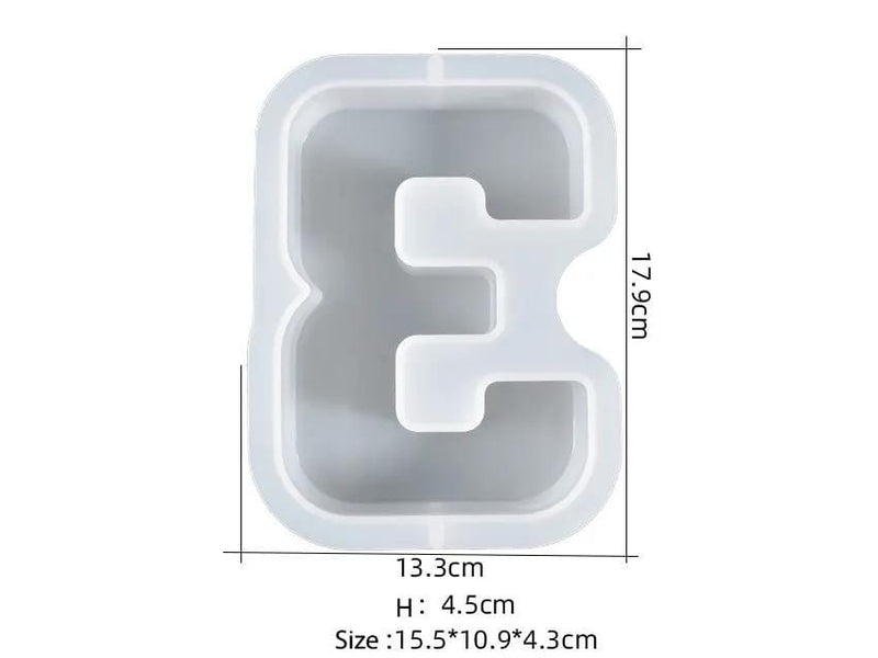 Resin Art NZ Moulds Number Moulds - Individual - Super Large Number Moulds - Individual - Super Large | NZ