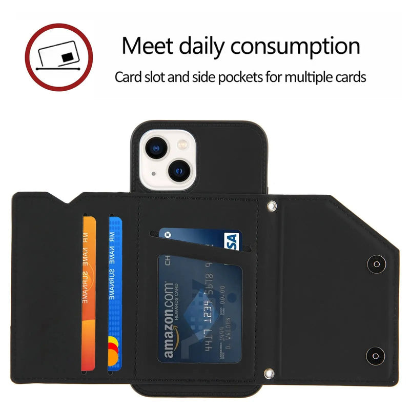 iPhone 15 Case - Wallet Leather Magnetic (PR8507 (1)) – view 3