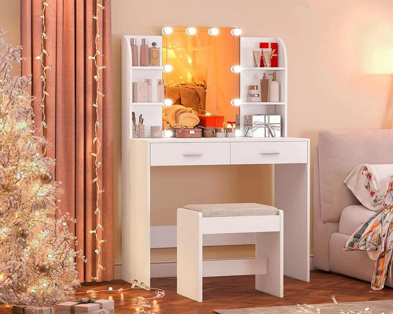 The Shopsite Home-living Dressing Table With Mirror Dressing Table With Mirror