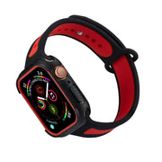 Red and Black Silicone Apple Watch Band 42mm Frame for Series 1 to 3 – view 3