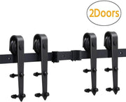 salelink.co.nz Unbranded 12FT/366cm Barn Door Hardware Kit 12FT/366cm Barn Door Hardware Kit | Action Outdoors NZ