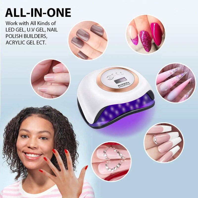 salelink.co.nz Unbranded LED UV Nail Lamp 168W 42LED LED UV Nail Lamp 168W 42LED | Action Outdoors NZ