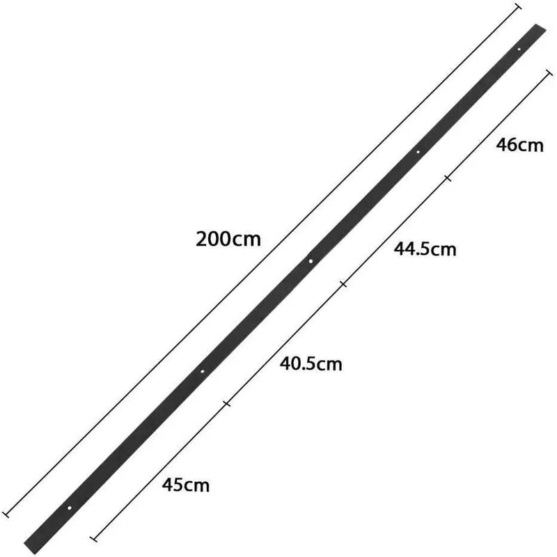 salelink.co.nz Unbranded 2M Sliding Barn Door Hardware Kit 2M Sliding Barn Door Hardware Kit Rust Resistant