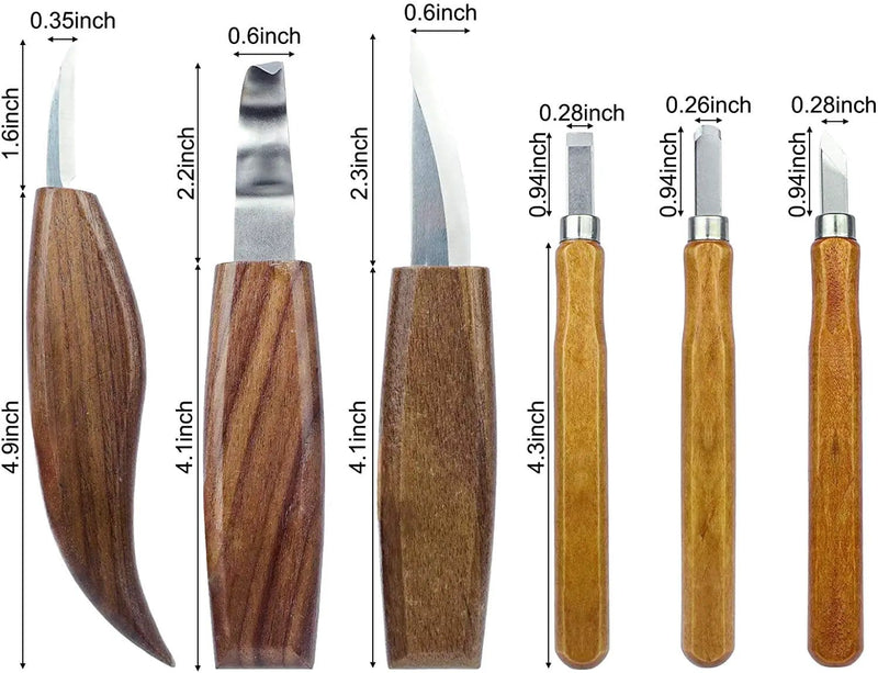 salelink.co.nz Unbranded Wood Carving Tools Set Wood Carving Tools Set - Wood (GZJ1553) | Action Outdoors NZ