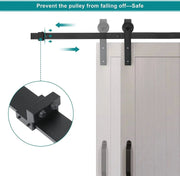 salelink.co.nz Unbranded 4M Sliding Door Barn Door Hardware 4M Sliding Barn Door Hardware Kit | Action Outdoors NZ