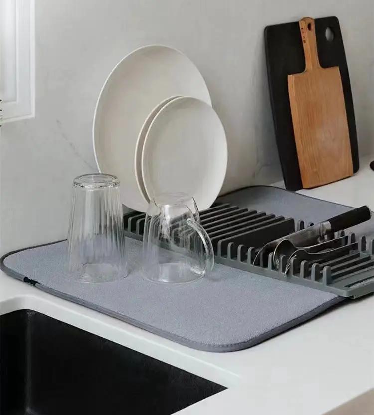 salelink.co.nz Unbranded Dish Drying Rack & Mat Dish Drying Rack & Mat | Action Outdoors NZ