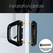 salelink.co.nz Unbranded Patio Sliding Door Handle Set with Lock Patio Sliding Door Handle Set with Lock | Action Outdoors NZ