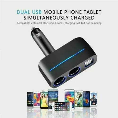 salelink.co.nz Unbranded Car Charger Cigarette Lighter Socket Car Charger Cigarette Lighter Socket | Action Outdoors NZ