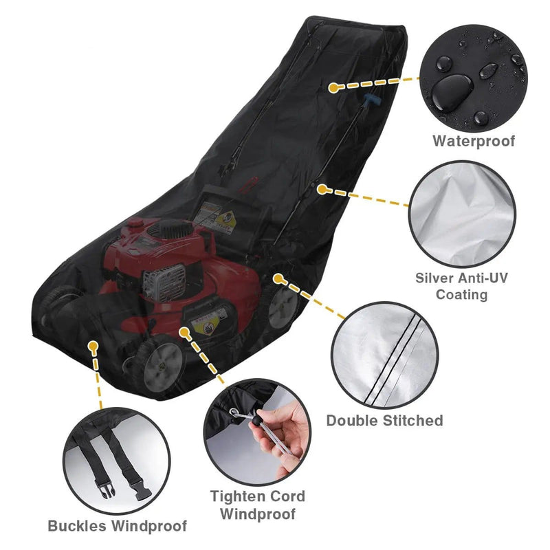 salelink.co.nz Unbranded Universal Lawn Mower Cover Universal Lawn Mower Cover | Action Outdoors NZ