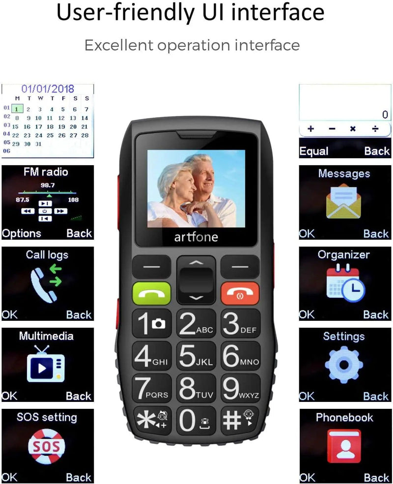 salelink.co.nz Unbranded Elderly Mobile Phone Elderly Mobile Phone | Action Outdoors NZ
