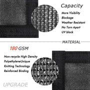 salelink.co.nz Unbranded 180GSM Privacy Fence Screen Black-1Mx7M 180GSM Privacy Fence Screen Black 1m x 7m