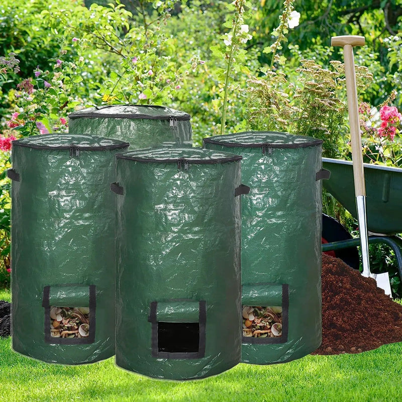 4x Reusable Compost Bin Bag 15 Gallon 35x60cm – view 7