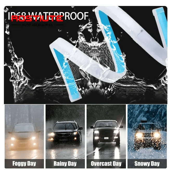 Car Soft Tube Guide Flexible LED Strip Daytime Running Light – view 4
