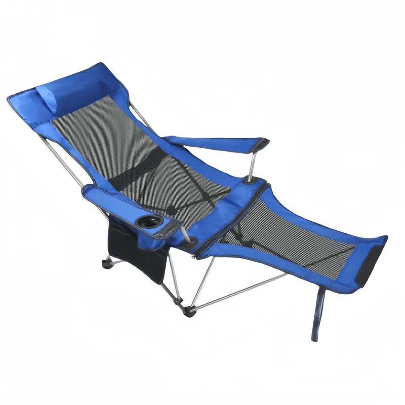 salelink.co.nz Unbranded Reclining Camping Chair with Footrest Reclining Camping Chair with Footrest | Action Outdoors NZ