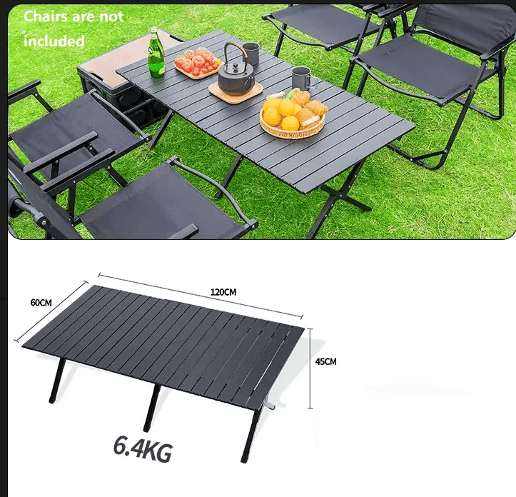 ECOTREK Table Portable Outdoor Folding Table – Egg Roll Style, 120cm LFRD5648 Portable Outdoor Folding Table – Egg Roll Style, 120cm LFRD5648