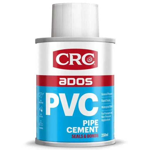 Wholesale CRC ADOS PVC Pipe Cement 250ml - PVC Adhesive (Pack of 12)