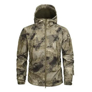 Mead's Supply & Equipment Outfitters limited Digital Camo Waterproof Mountaineering Jacket Windproof Breathable Unisex Digital Camo Waterproof Mountaineering Jacket