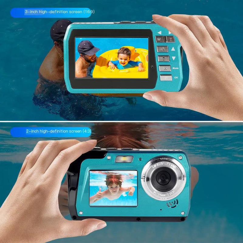 China Dropship Camera 4K Digital Underwater Camera With Dual LCD Screens And 56MP Photo 4K Digital Underwater Camera With 56MP Photos