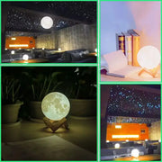 Habicare LED Moon Lamp Night Light LED Moon Lamp Night Light