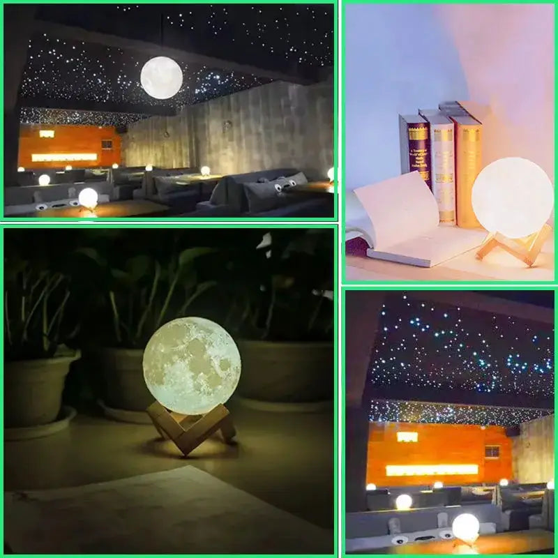 Habicare LED Moon Lamp Night Light LED Moon Lamp Night Light