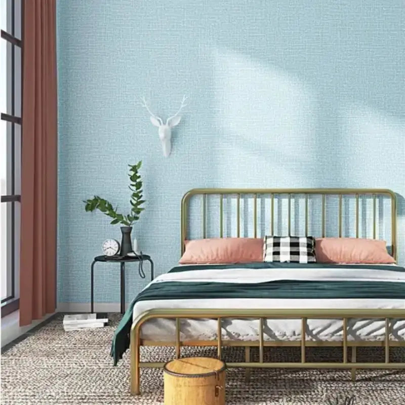 3D Linen Waterproof Self-Adhesive Wall Paper (5 colours available) – view 5