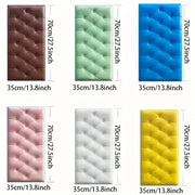 3D Self-Adhesive Foam Wall Stickers (9 colours available) – view 2