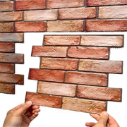 Habicare SS 3D Self-Adhesive Waterproof Wall Panels (10Pcs) 3D Self-Adhesive Waterproof Wall Panels (10Pcs)
